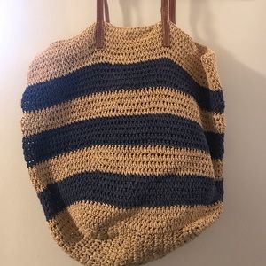 Striped Beach Bag